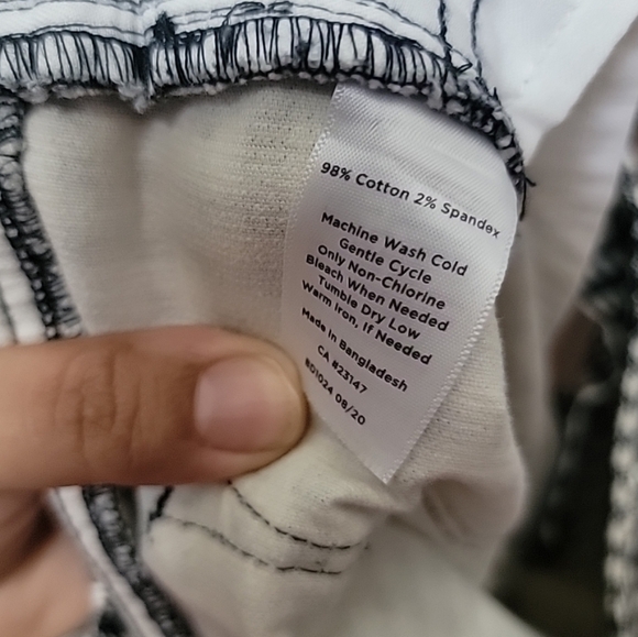 Stretch Corduroy Straight Leg Pants - Buffalo Check 10P - Picture 5 of 5